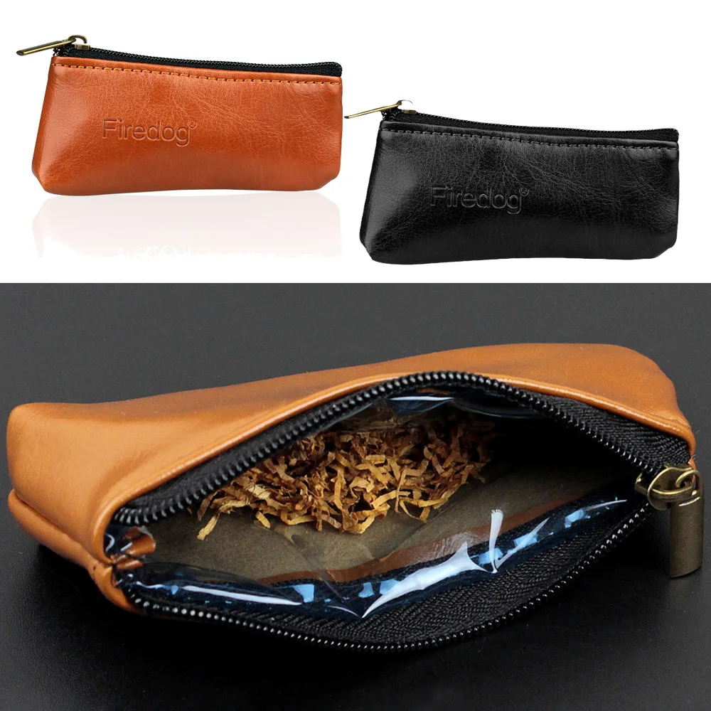 Personalized PU Leather Storage Bag for Tobacco Moisturizing Cigarette Bag Weed Organizer Travel Case for Outdoor Smoking