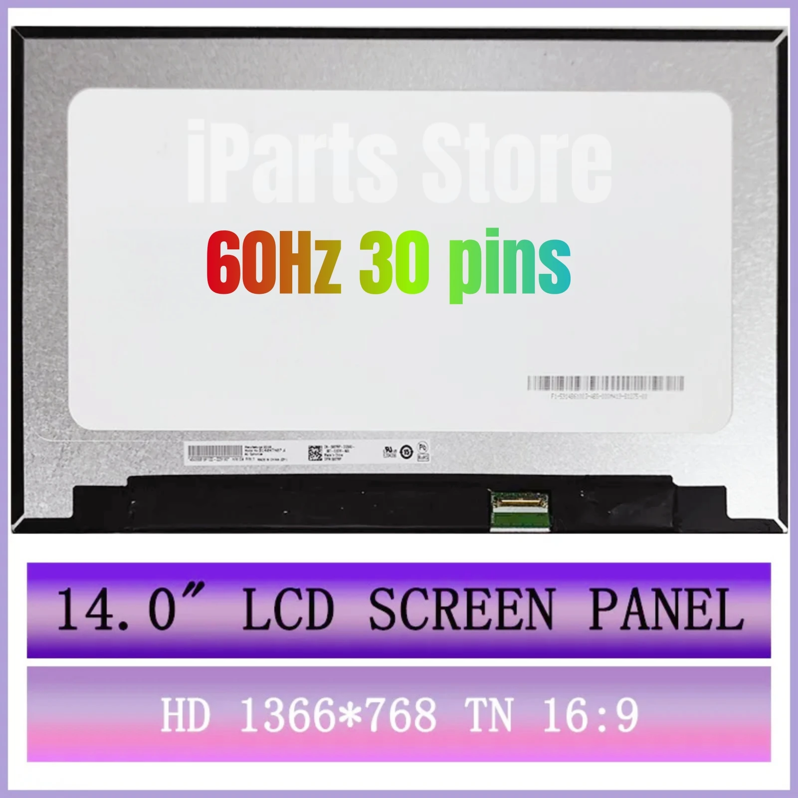 iParts Replacement New Display for DELL Latitude 5410 5400 5420