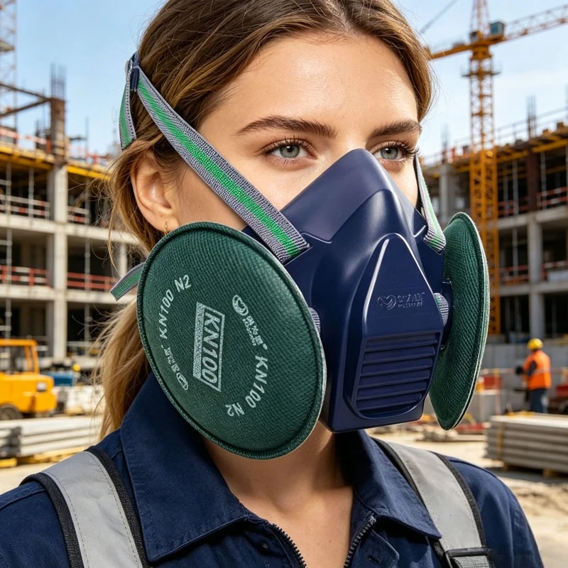 

Anti-particle Filter Industrial Dustproof 1pcs Work Protective Mask Dust Mask Respirator for Industrial Dustproof Security Tool
