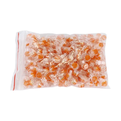 200 unids/lote K1 conector RJ45 terminales de conexión de engarzado cableado impermeable Cable Ethernet conector de Cable telefónico