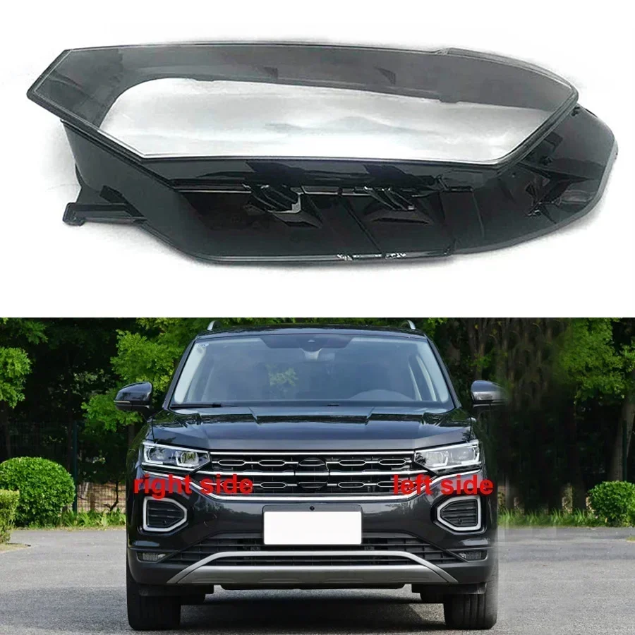 For Volkswagen VW Tayron Front Headlamp Cover Transparent Headlight Shell Lens Plexiglass Replace Original Lampshade 2019-2021