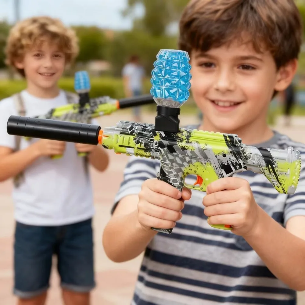 Elektryczny pistolet na kulki wodne do zabawy na zewnątrz, automatyczny, strzelający ciągle, pistolet airsoftowy, broń do rozpryskiwania, pistolety zabawkowe CS dla dorosłych i dzieci.