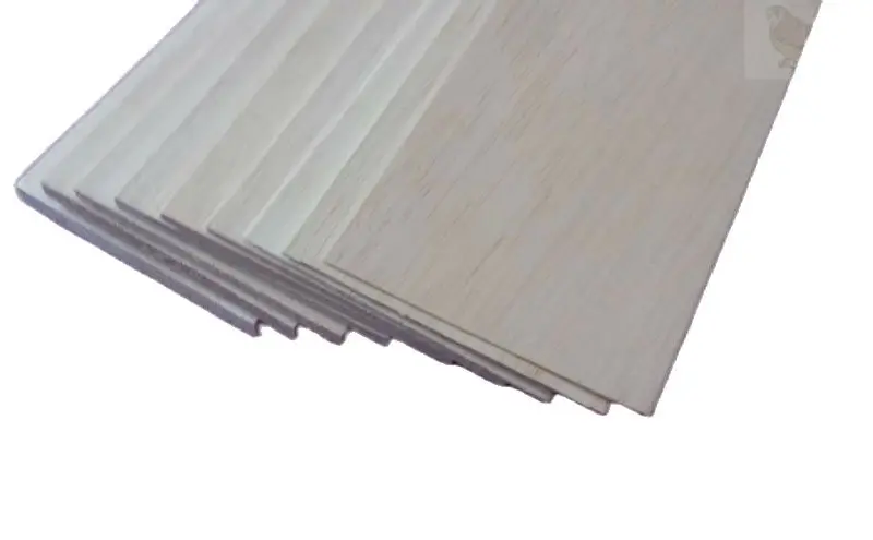 Balsa Wood Sheets ply 250mm long 100mm wide 0.75/1/1.5/2/2.5/3/4/5/6/7/8/9/10mm thick 10 pcs/lot for RC plane boat model DIY