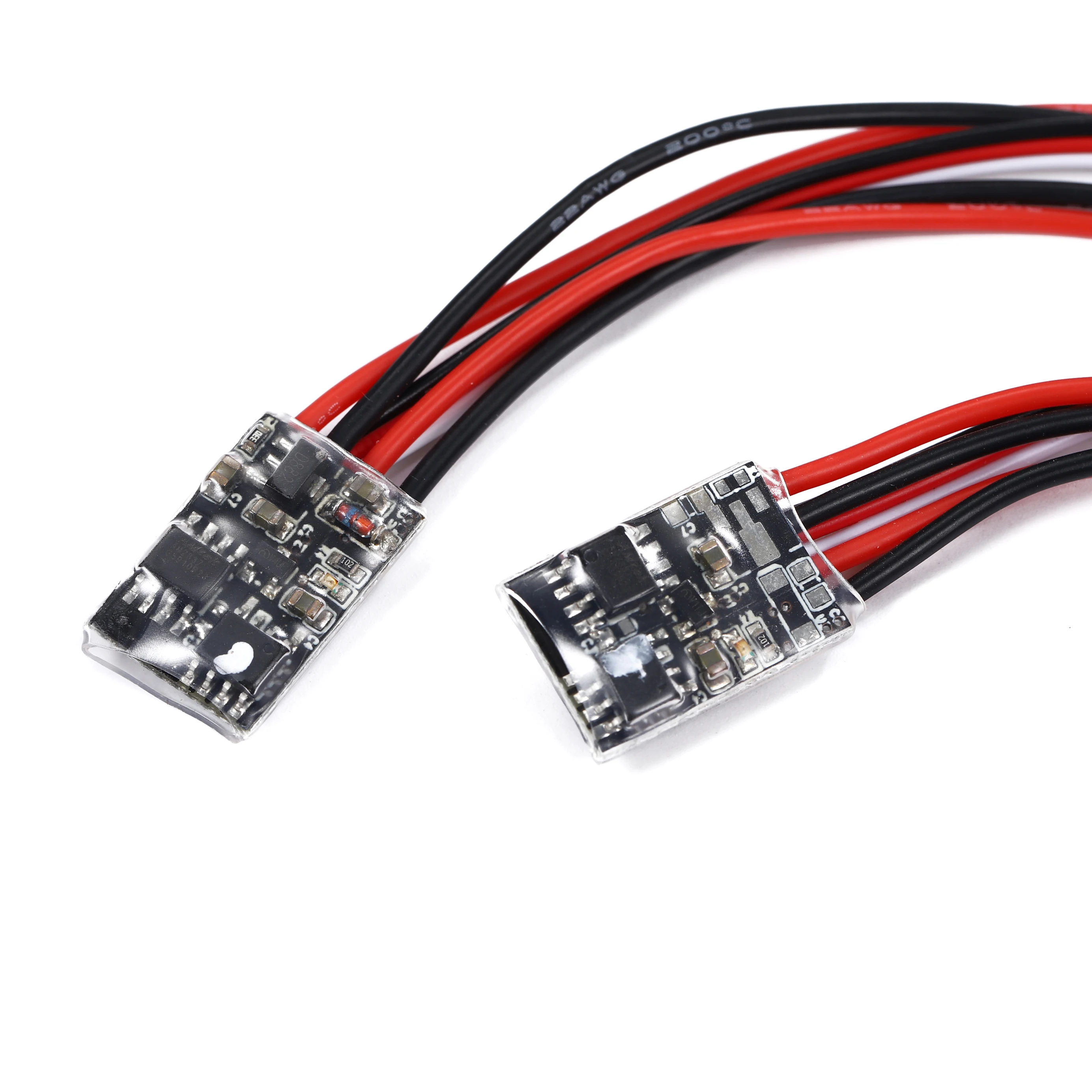 6A Brushed ESC 1-2S Two Way Motor Speed Controller with Brake 1A BEC for RC Vehicle Car Boat Model