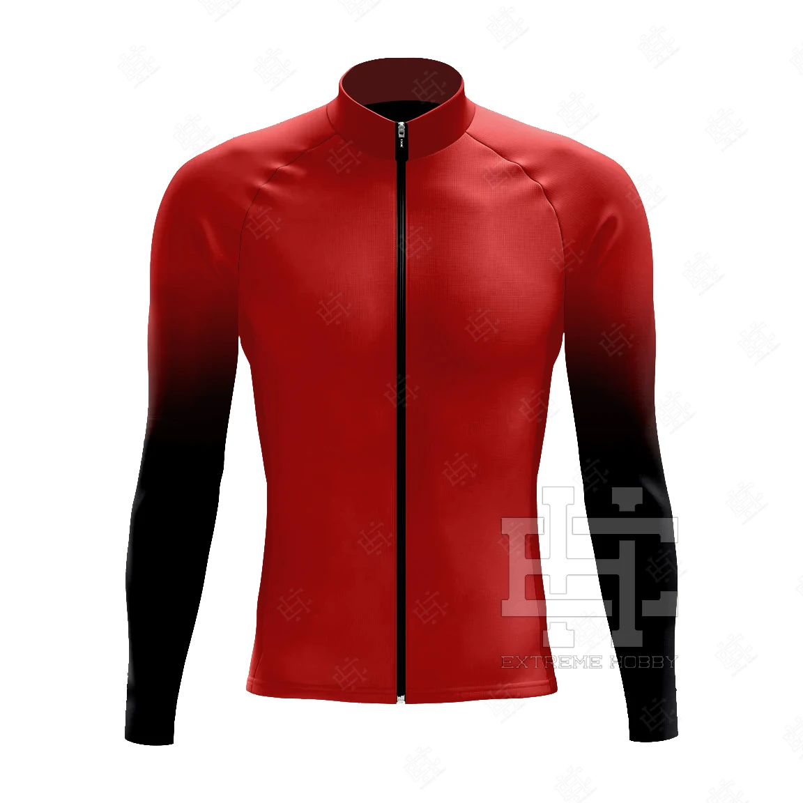 EXTREME HOBBY Winter Thermal Fleece Cycling Jersey Men Bike Long Sleeve Warm Tops Ropa Ciclismo Hombre Outdoor Bicycle Jackets