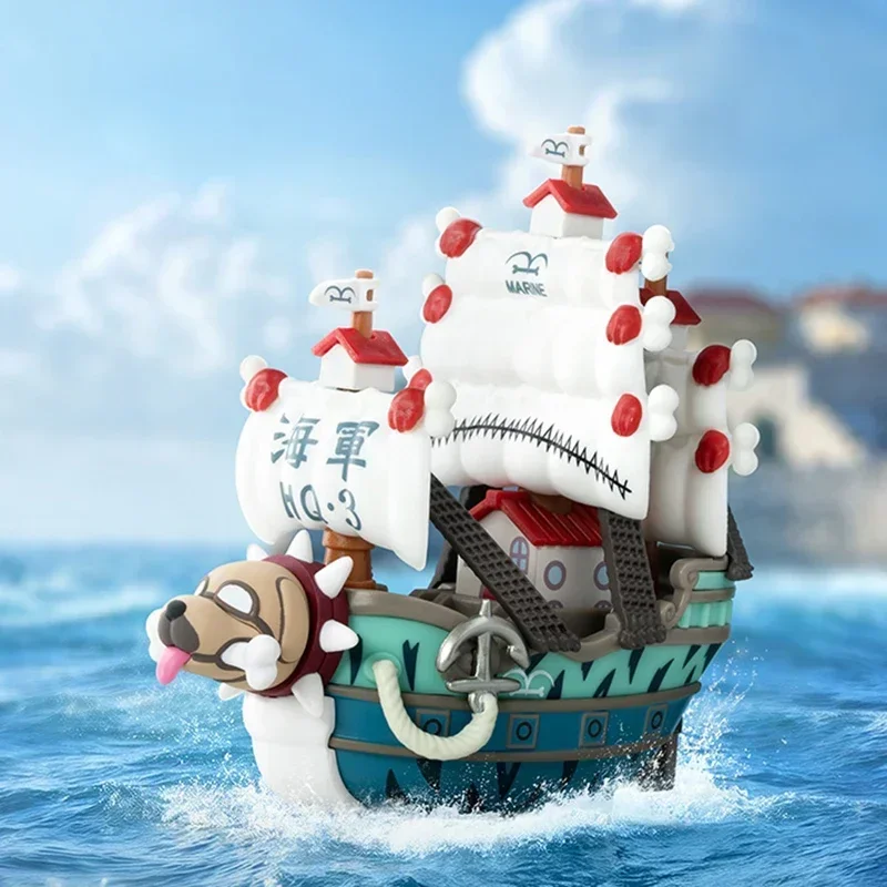 POP MART ONE PIECE the Grand Line Series Vehicles Blind Box Anime Figure Cute Doll Desktop Ornaments Collection Guess Bag Toys image 3