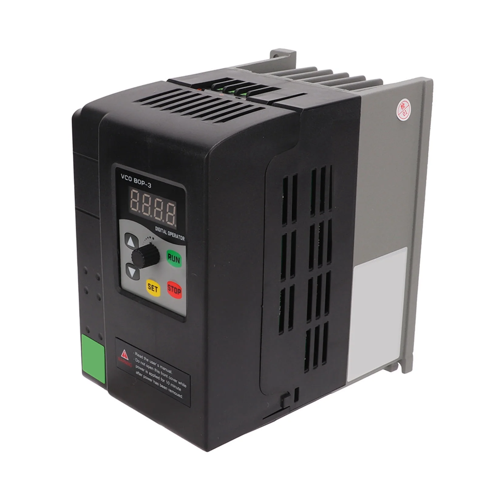 Motor Variable Frequency Drive Digital Display Motor Frequency Converter 3 Phase 380‑440V Input 0‑440V Output 3KW 7.5A