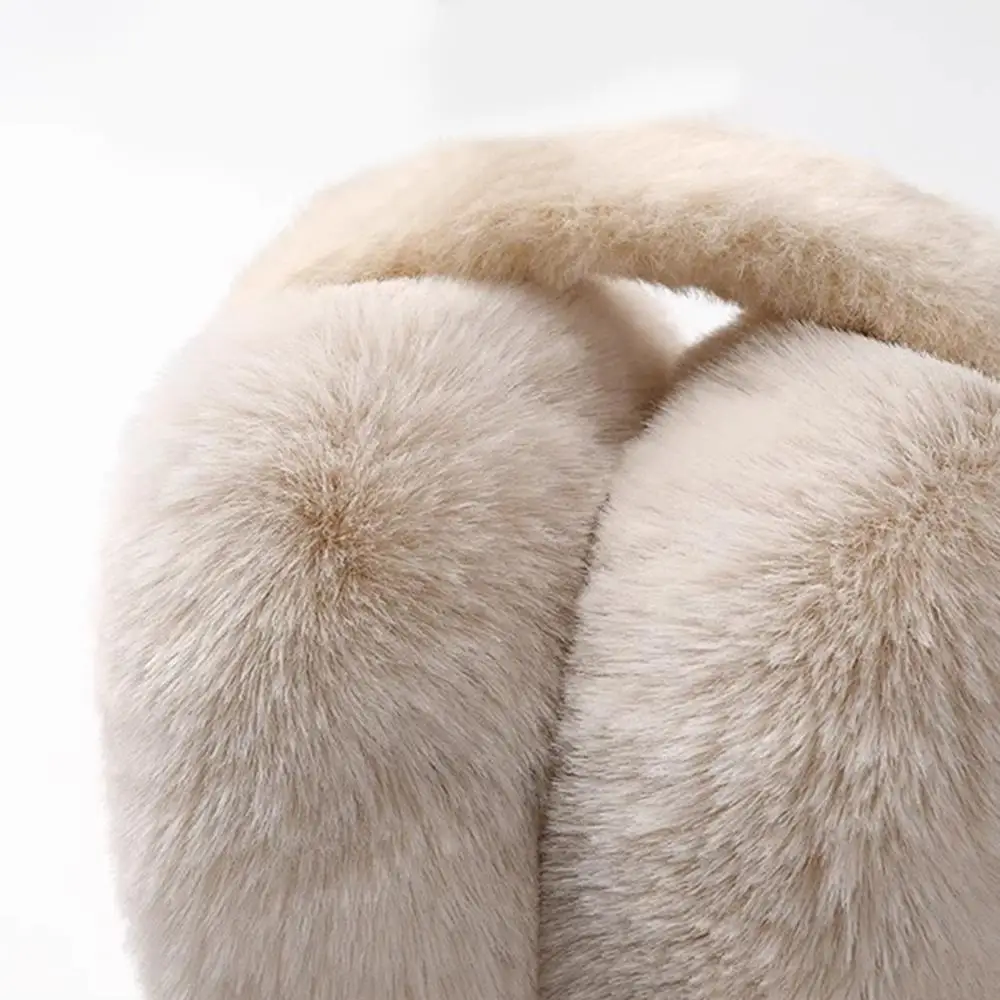 Moda quente portátil feminino inverno quente earmuffs de pelúcia portátil fone de ouvido ao ar livre proteção contra frio orelha-muffs capa de ouvido