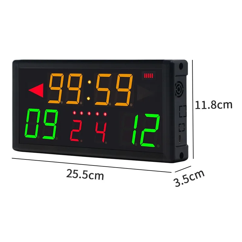 Portable electronic scoreboard home and away games display basketball billiards scoreboard