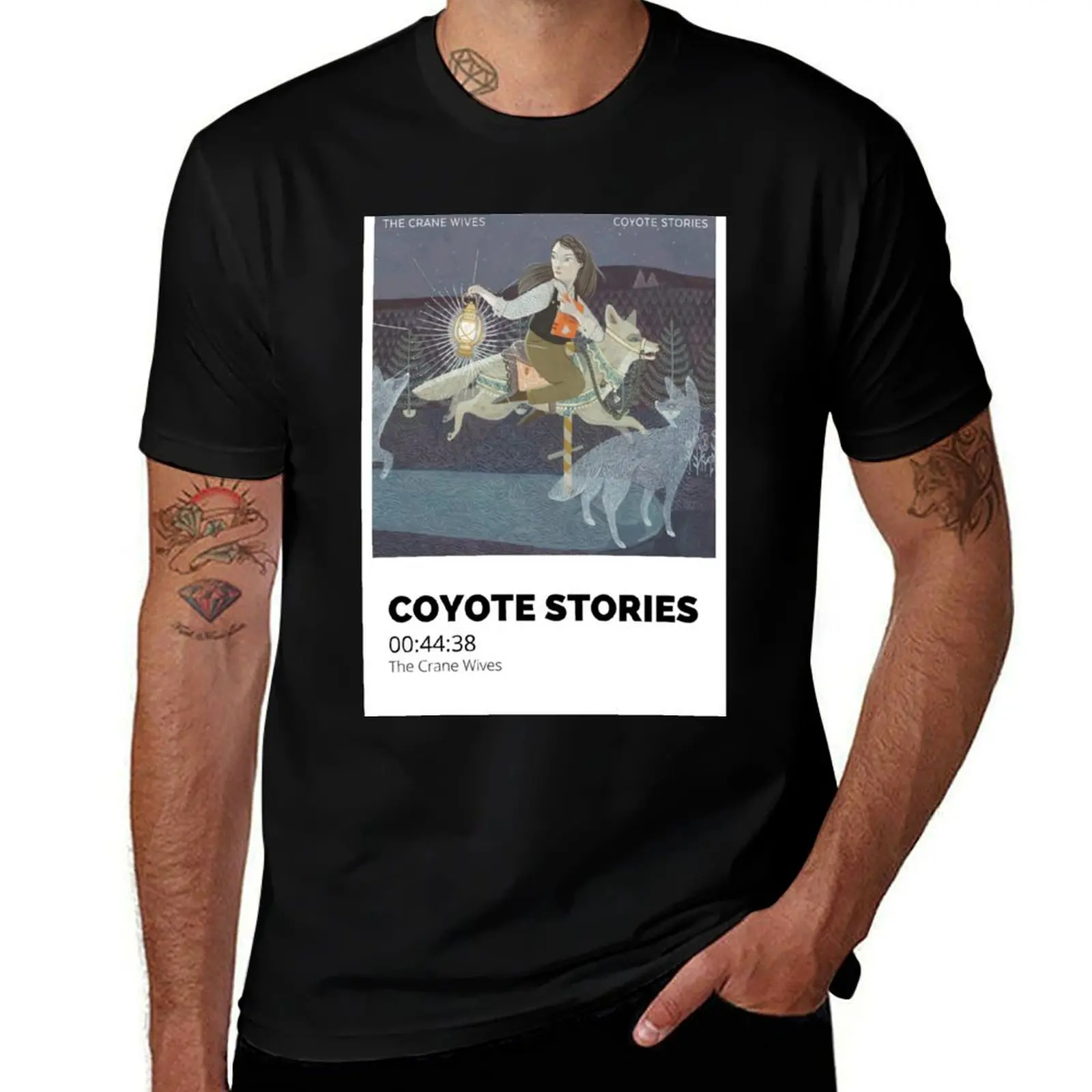 

coyote stories album pantone swatch T-Shirt Funny t-shirt heavyweights funny gifts Men's t-shirt