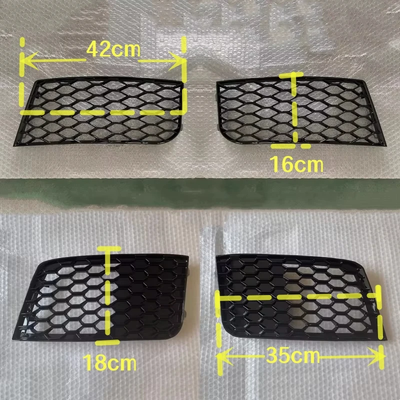 

Car Front Fog Light Cover for Audi A3 RS3 2014 2015 2016 Modified Fog Lamp Frame Bumper Side Grille Auto Parts