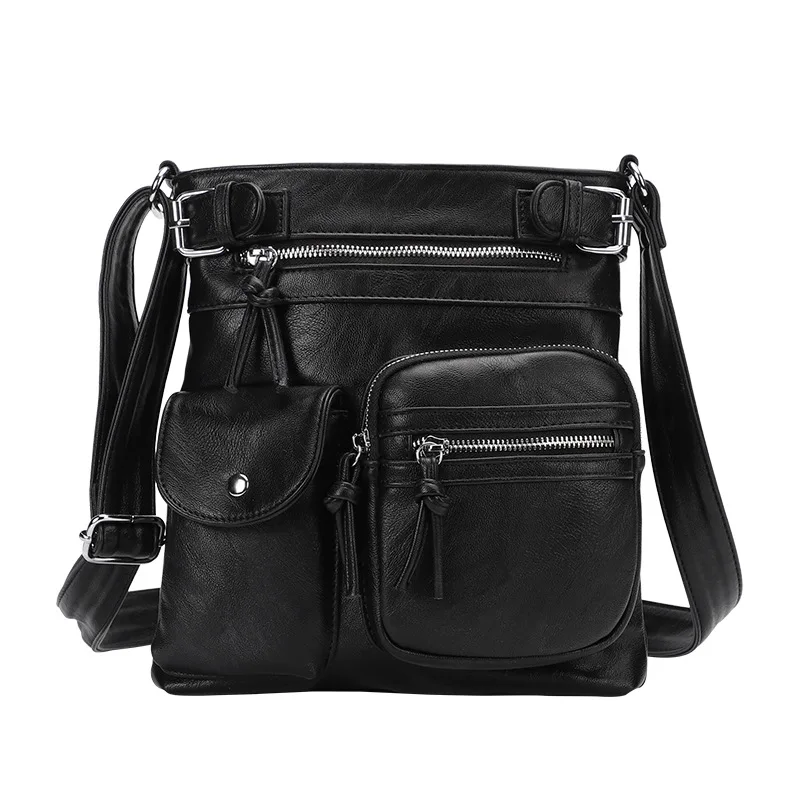 Casual Crossbody Bag for Women,Multifunctional Small Square Bags Fashion Niche PU Shoulder Bag Women Handbags