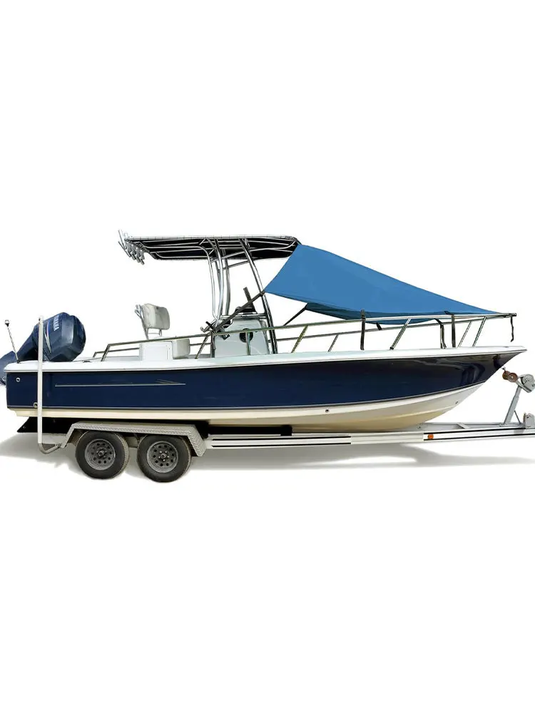 Ceiling T-Shaped Bow Awning for Yacht and Fishing Boat, Easy Store Waterproof Rainproof Sunscreen Canopy Use