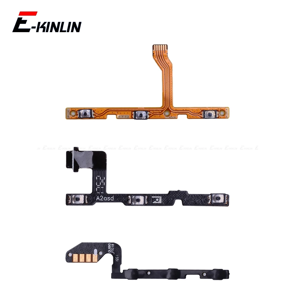 Mute Switch Power Key Ribbon For Motorola Moto One G7 Power G6 G5S G5 E5 Plus P30 Play ON OFF Volume Button Control Flex Cable