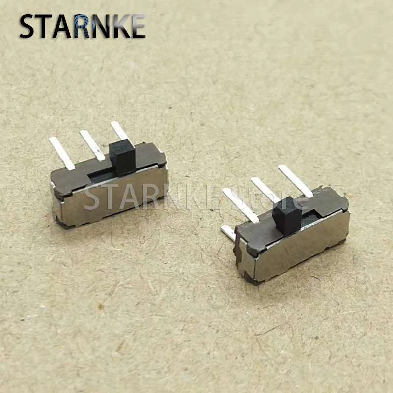 20PCS Side Dial 6Pins 2 Position Toggle Switch Horizontal Slide Switch DIP 6Pins 2 Position Handle Height 2MM