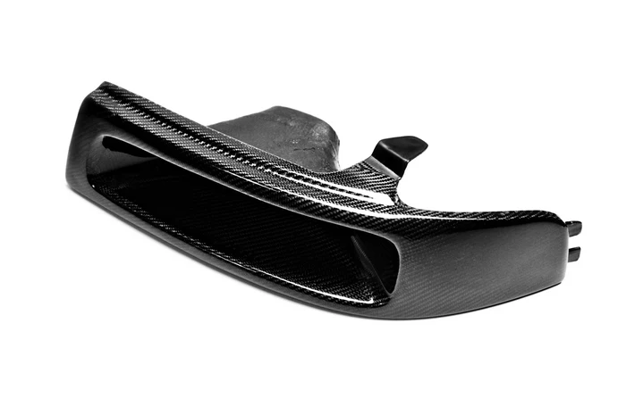 ألياف الكربون لميتسوبيشي إيفولوشن EVO 5 6 المصد الأمامي تنفيس المصباح أنابيب الهواء LHS