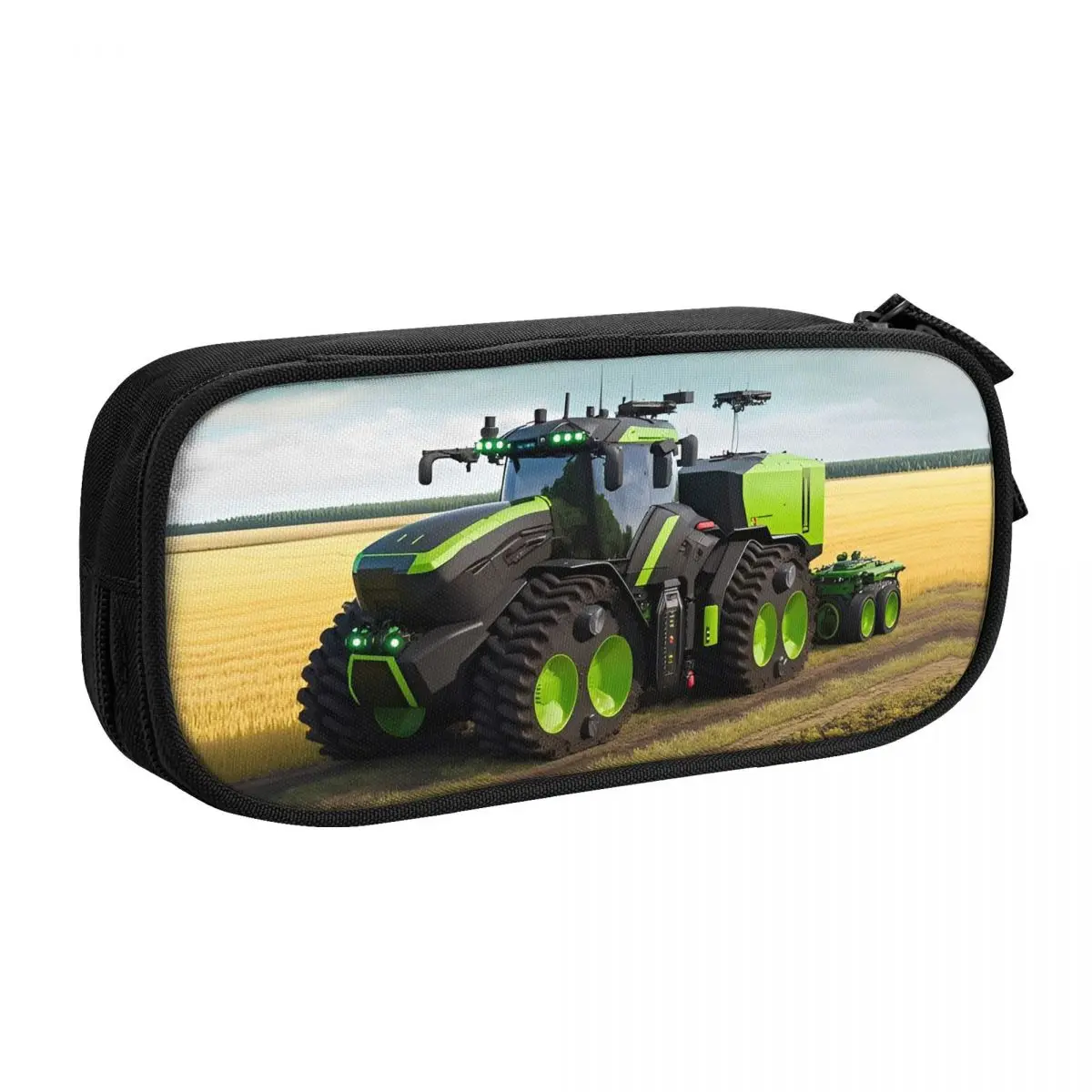

Tractors Pencil Case Fashion Farming Pen Bag for Student Big Capacity Students School Zipper Pencil Pouch