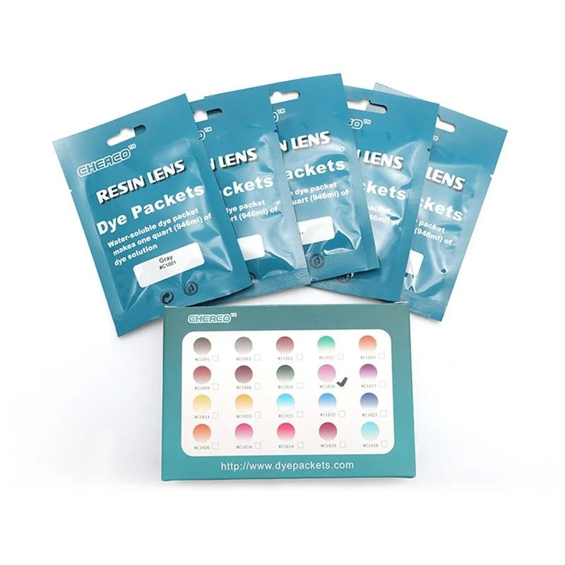 AttireTroveOptical Lens Tinting Powders Resin Lens Staining Powder Dye Packets Optical Prescription Tinted Glasses Lenses