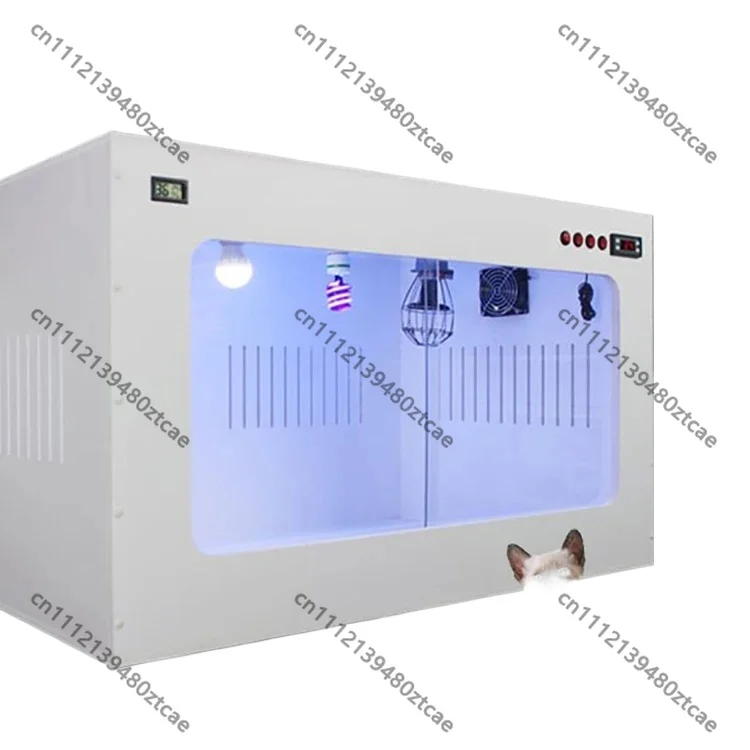 Professional Veterinary Pet Incubator Thermostatic Oxygen Supply Puppy Dog Breeding Incubator