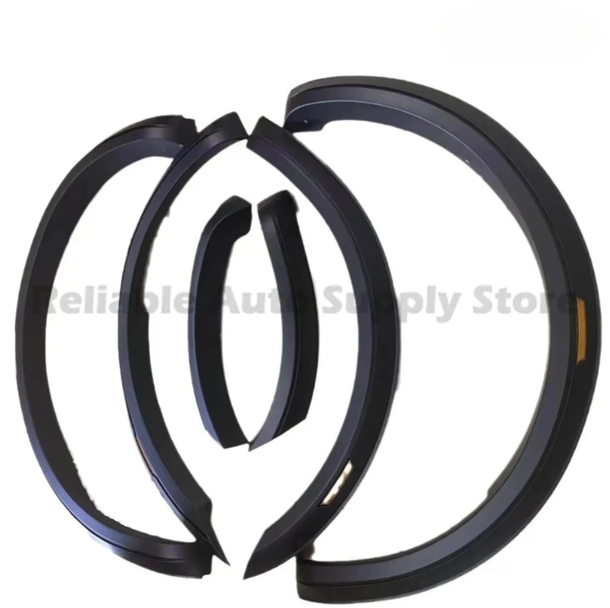 For 2015-2017 Ford RANGER T7 Fender Flares with Reflective Stripe Mud Guards for Car Wheel Arches Modification Parts Perfect Fit
