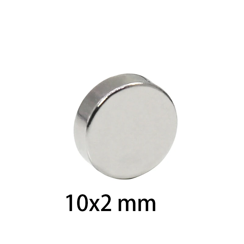 20~300pcs 10x2 mm Small Circular Magnets 10x2 mm for Home Refrigerators, Offices DIY 10x2 mm