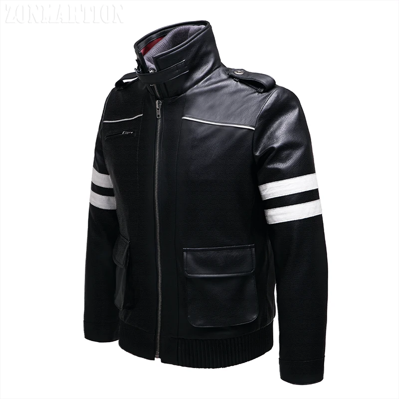 Высокое качество, новый прототип Алекса Мерсера, карнавальный костюм, куртка с вышивкой, пальто из искусственной кожи, костюмы на Хэллоуин для женщин и мужчин