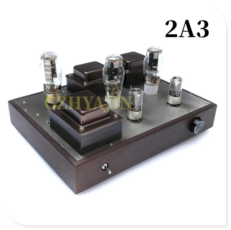 NEW 2A3 bile pump 6N8P 6SN7 pushes HIFI single ended electronic tube power amplifier solid wooden box