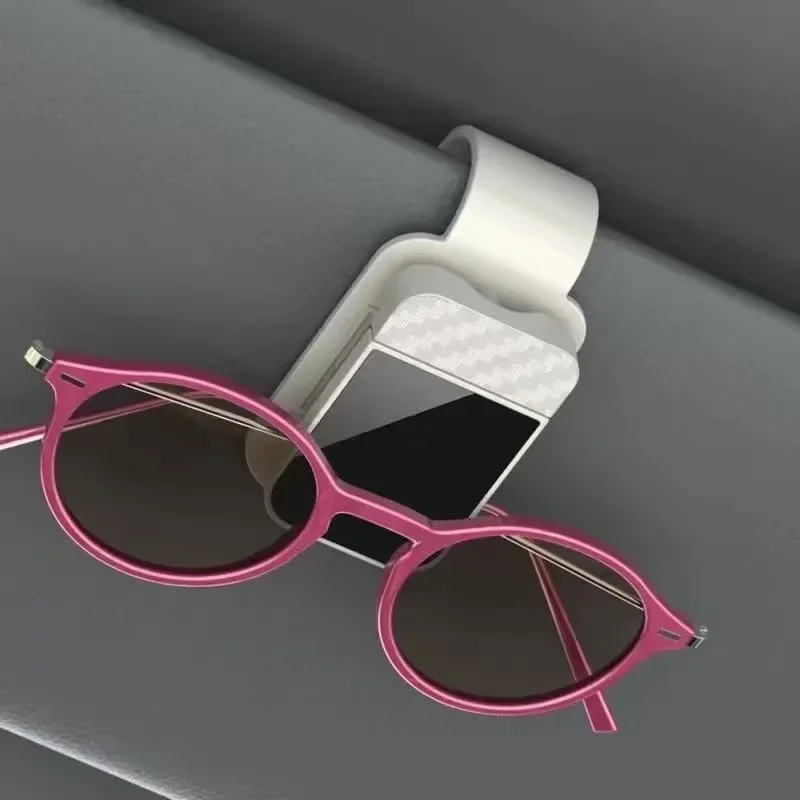 Car-mounted Glasses Car Sunshade Holder Eye Frame for Magnetic Attachment Sunglasses Sun Glasses Storage Clip  Car Accessories