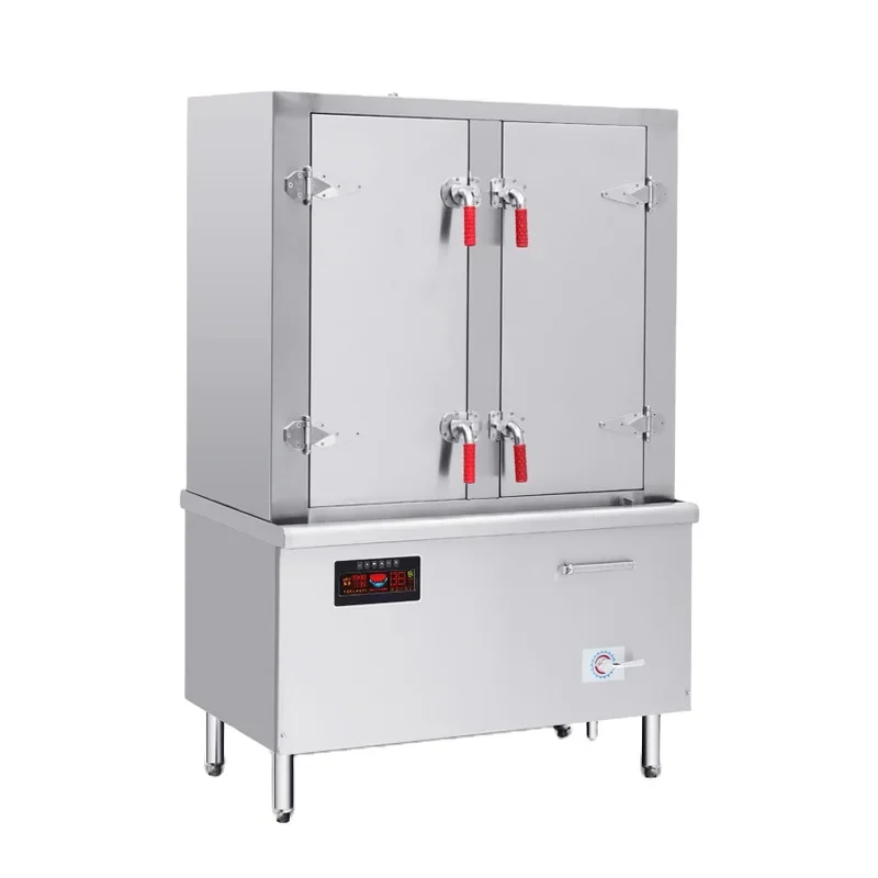 Commercial 12000 W Custom Electric Rice Steaming Cart Automatic Food Steamed Cooker Cabinet