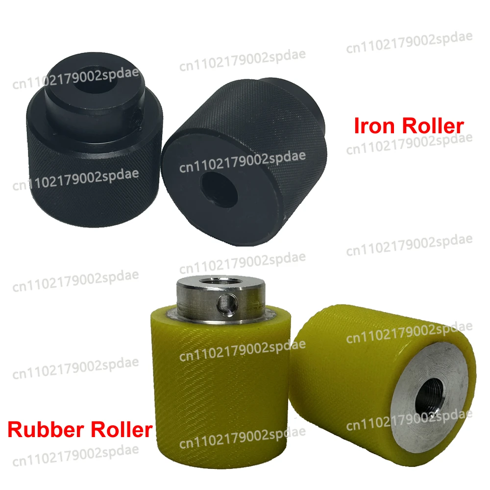 1 Piece Iron Rubber Roller Wheels for SWT508C SWT508E SWT508SD SWT508JE SWT508MAX SWT508 Series Wire Stripping Cutting Machine
