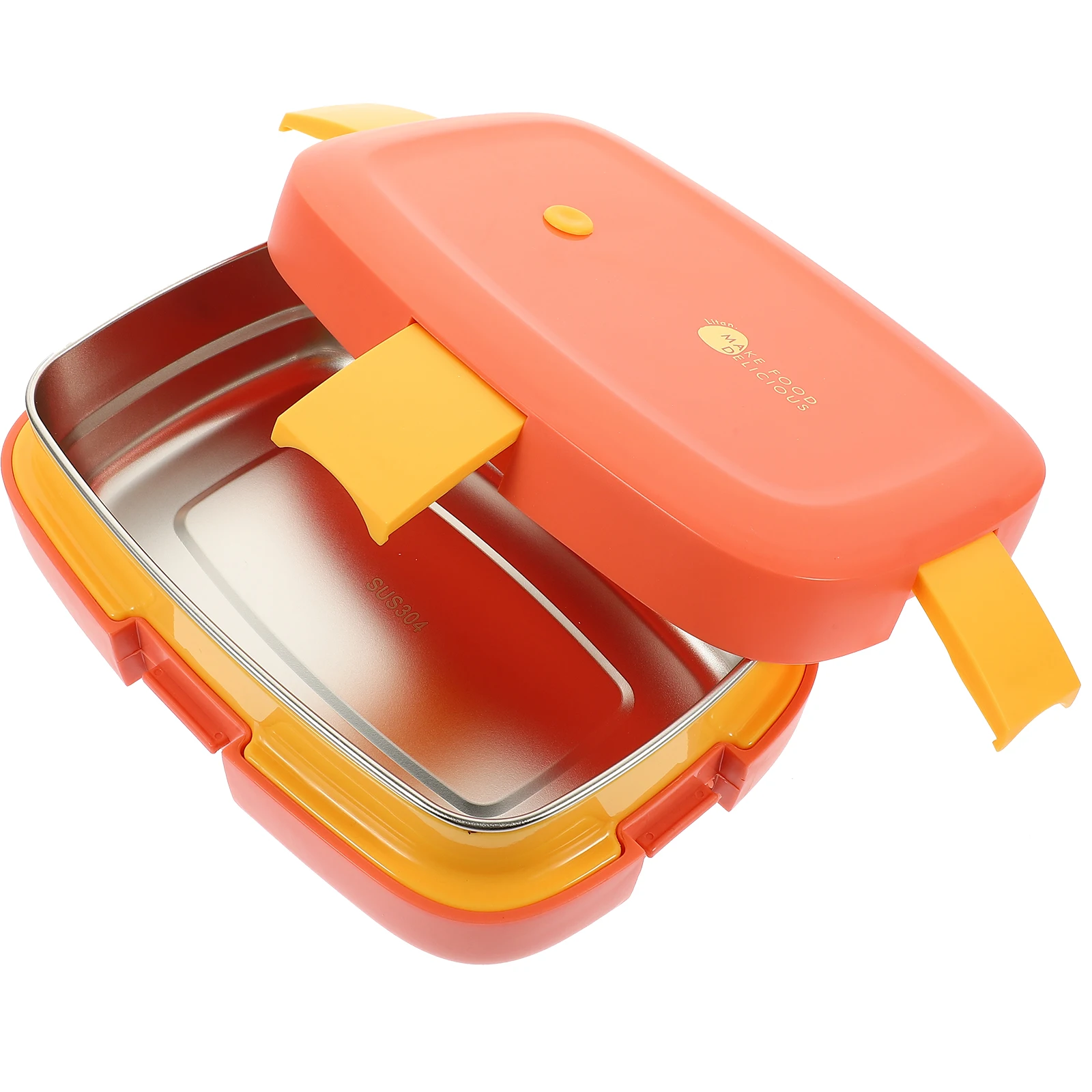 

1Set Kids Sealing Portable Food Container Lunch Box with Tableware for School Travel Kids Lunch Holder