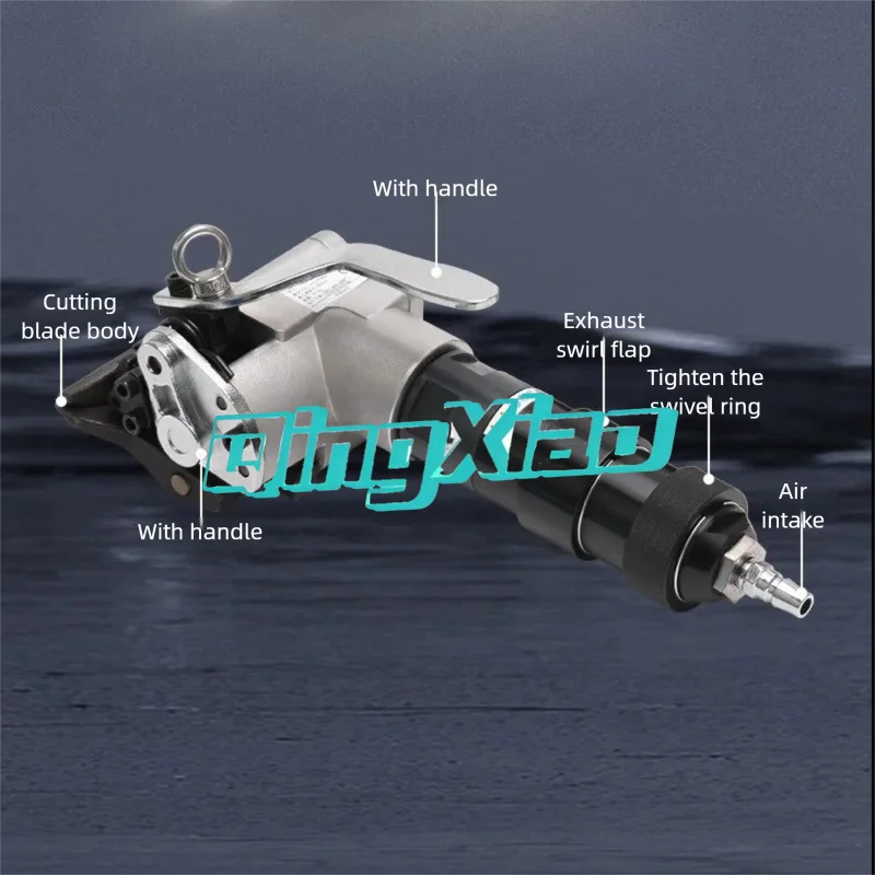 FTL32 Separate Pneumatic Steel Strap Baler Iron Belt Strapping Machine Split-type Pneumatic Baler Packaging Equipment 5