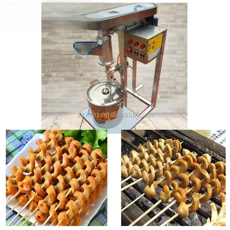 Glutine Seitan che produce formano la stringa del barbecue degli snack della macchina per modellare