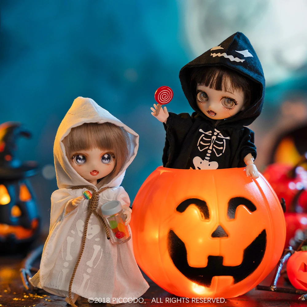 New Ob11 Doll Halloween Cloak Doll Luminous Clothing Doll Clothes Cosplay Devil For Obitsu11, Gsc Body, Ymy, Body9,1/12bjd Doll