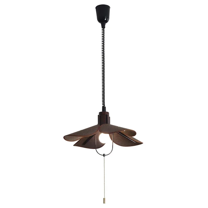 Japanese restaurant chandelier retro solid wood homestay  room bar atmosphere chandelier designer coffee shop small
