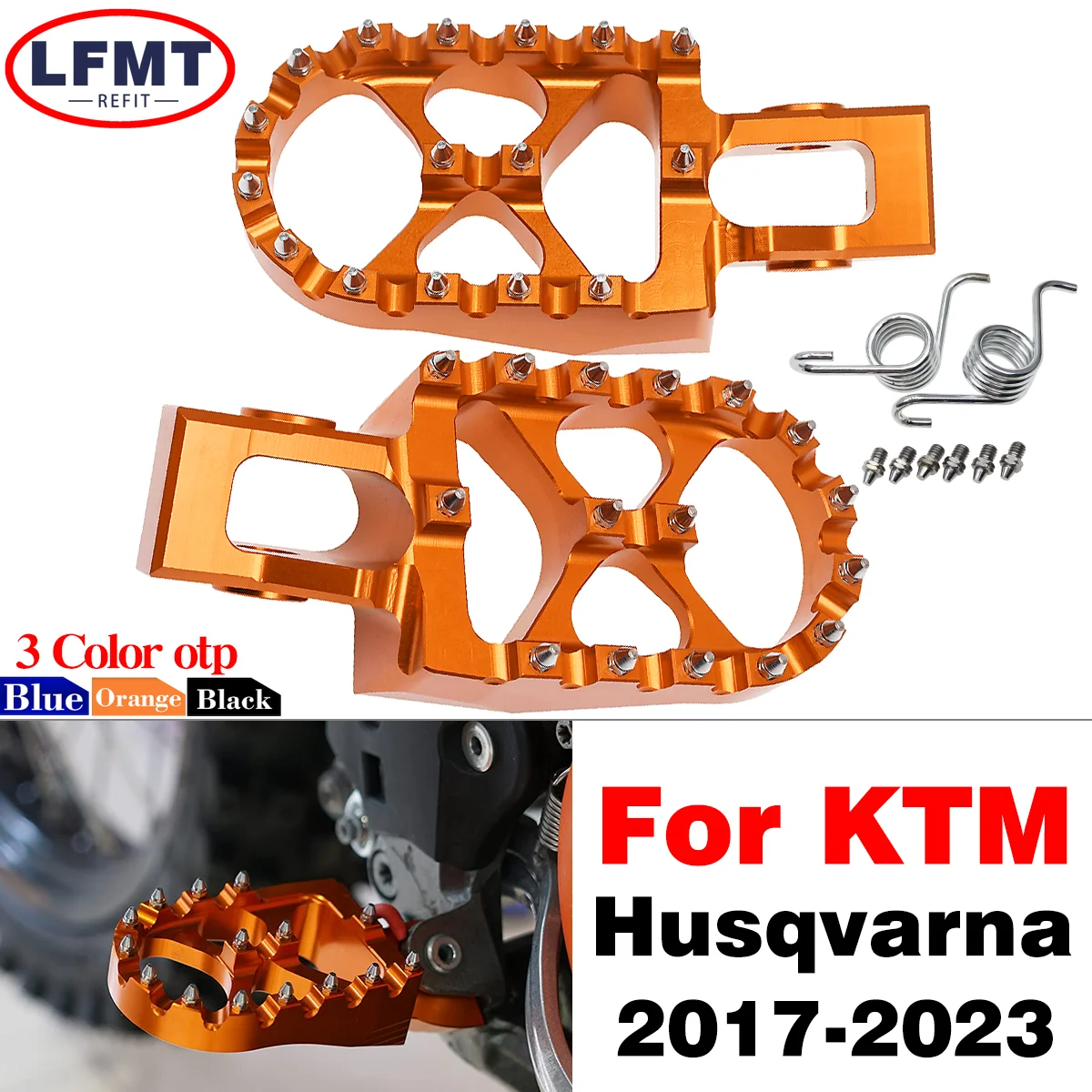 

Motorcycle CNC Foot Pegs Footpeg Pedals FootRest For KTM XC XCF SX SXF EXC EXCF 150 250 300 350 450 500 For Husqvarna TX FX FC