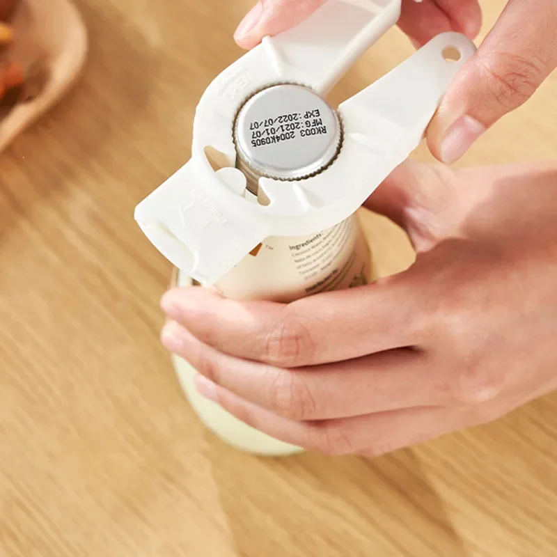 

Многоцелевая открывалка для бутылок, ручная нескользящая открывалка для консервных банок, портативная магнитная крышка для снятия крышек, уличные кухонные инструменты для вечеринок и бара