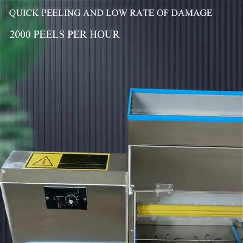 

Машина для очистки вареных яиц (утки, гуси, перепелиные) из нержавеющей стали, 2000 шт/час