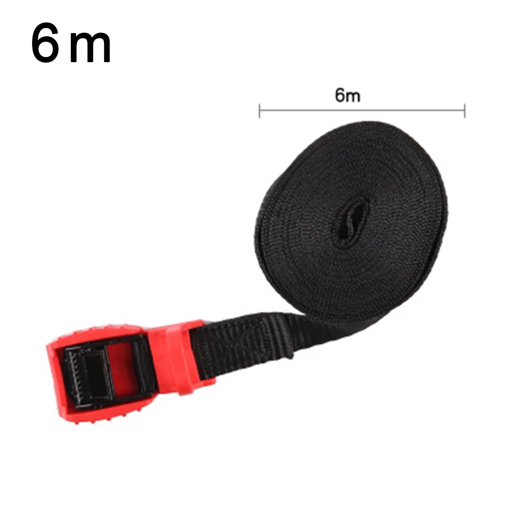 

Hot New Practical Kayak Straps Accessories 4.5m/6m Black Board Boating Camping Down Heavy Duty Silicone Buckle
