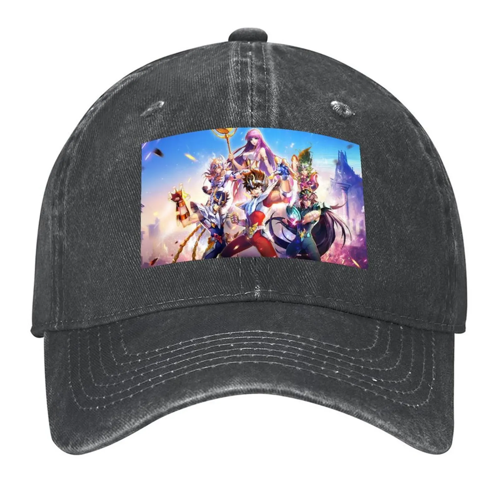 

Saint Seiya Knights of the Zodiac Baseball Cap birthday Sunhat Luxury Brand Hat Man Luxury Man Women's