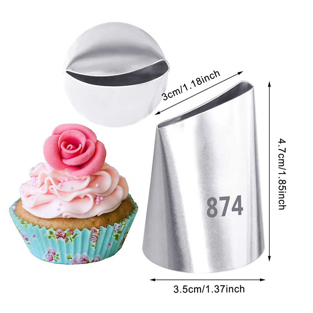 Chrysanthemum Stainless Steel Icing Piping Nozzles large size Pastry Tips Cake Cream Cupcake Decorating Tools #874