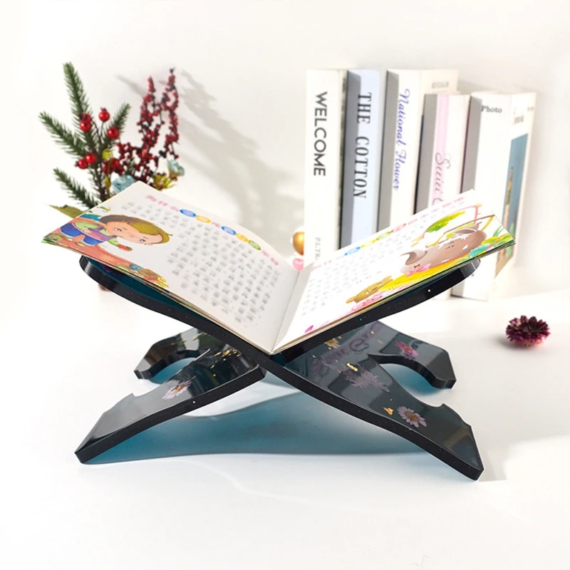 Vintage Bookshelf Silicone Mold Quran for Chapel Supplies