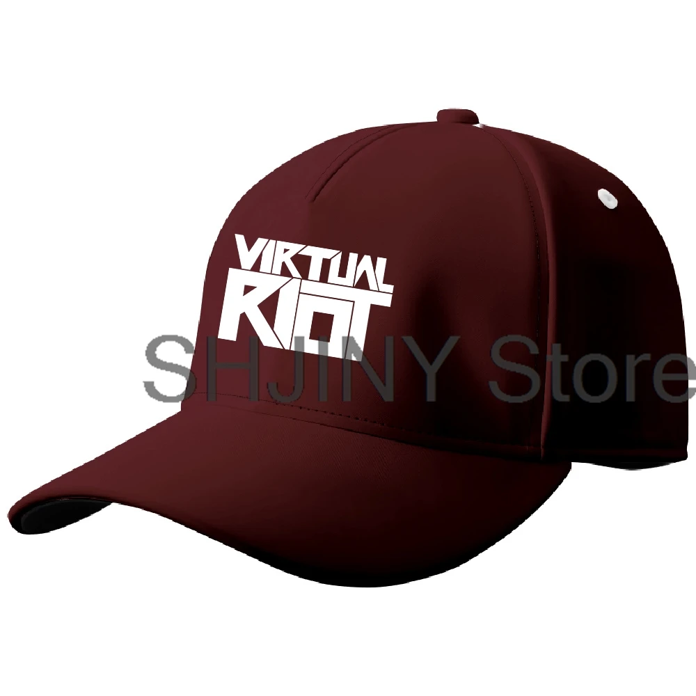 Virtual Riot Merch Logo Print Baseball Caps Women Men Trucker Hat Summer Outdoor Sprots Hats Hip Hop Sun Cap image 5
