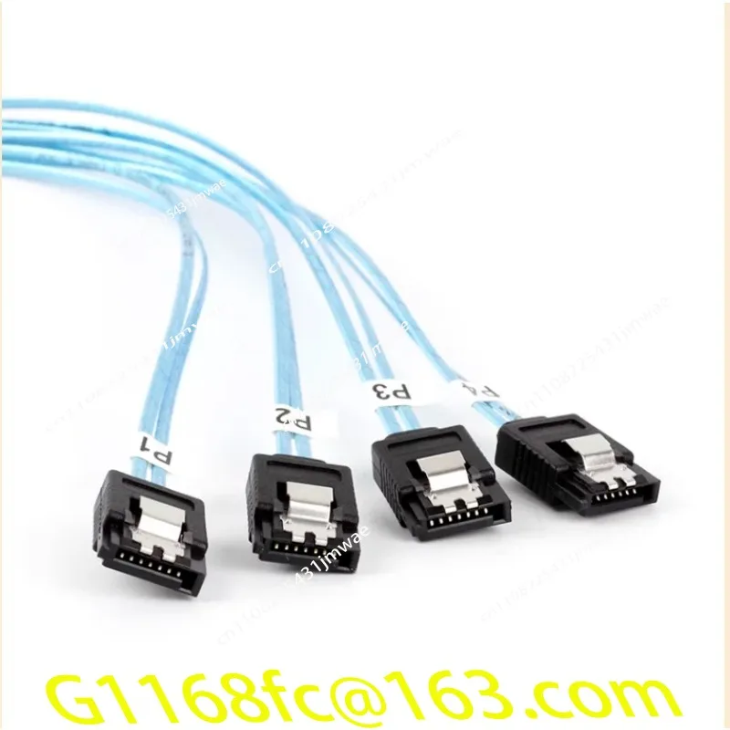 Brand New 12G MINI SAS Cable SFF-8643 To 4SATA High-speed HD Array Card Connected Hard Drive Data Cable 1 Meter