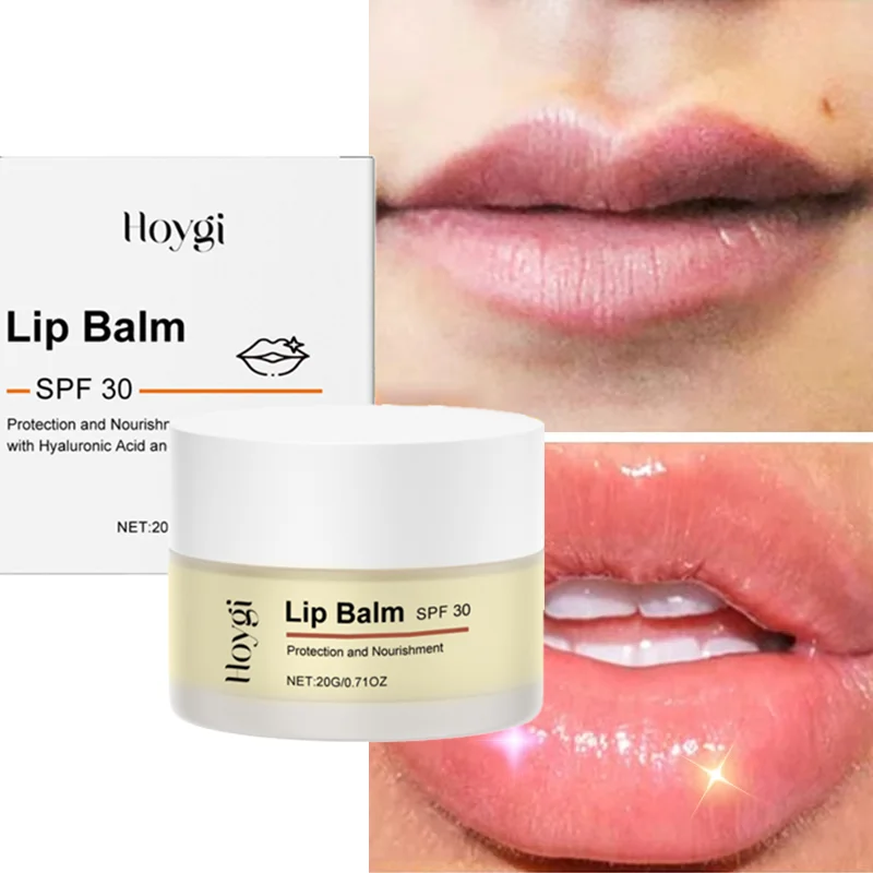 

Volumising Long lasting Moisturizing Lip Balm Help Moisturize Lips Deeply Hydrate Strengthen Lip Barrier Resist Dryness 20g
