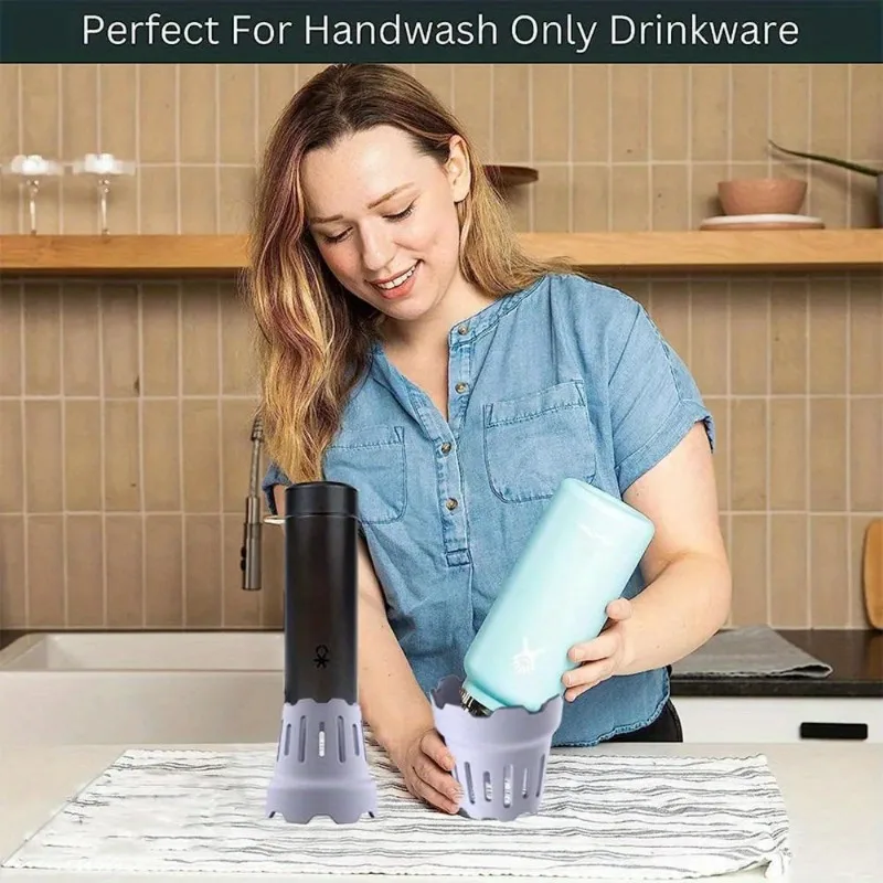 Space Saving Cup Storage Rack Easy To Clean with Multiple Slots Quick Drying Design Suitable for Office Kitchen Accessories
