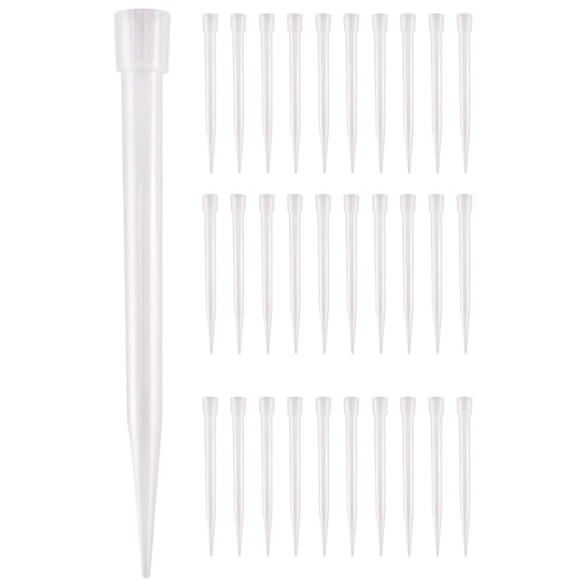 5ML Pipette Tips Lab Microchemical Transparent Liquid Micropipette Pipettor Tips 5ML 300Pcs - Autoclavable