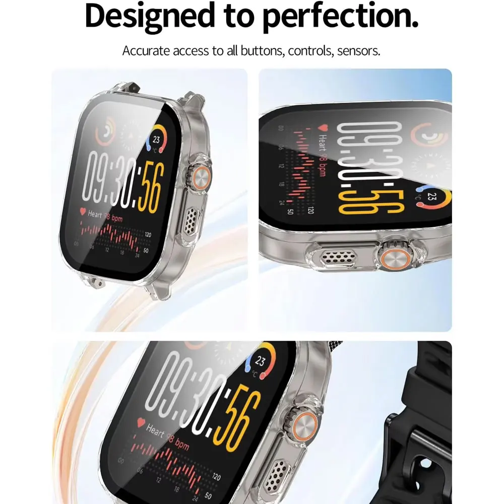 2pcs Silicone Band+Case For Realme Watch 5 Wristband Accessories For Realme Watch 5 Screen Protective Shell Watchband Bracelet image 3