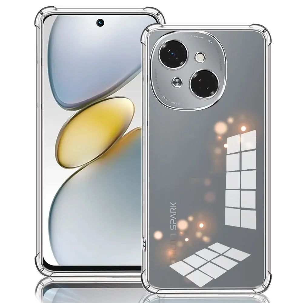 Phone Case For Tecno Spark Go 1 Shockproof Case ForTecno Spark Go 2025 2024 2023 2022 2021 Transparent Soft Silicone Back Cover image 3