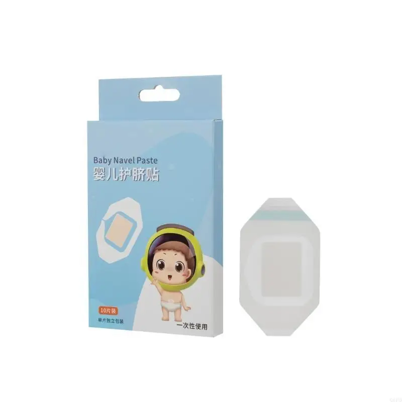 10 Piece Newborns Belly Button Waterproof Stickers Quick Application Daily Guard